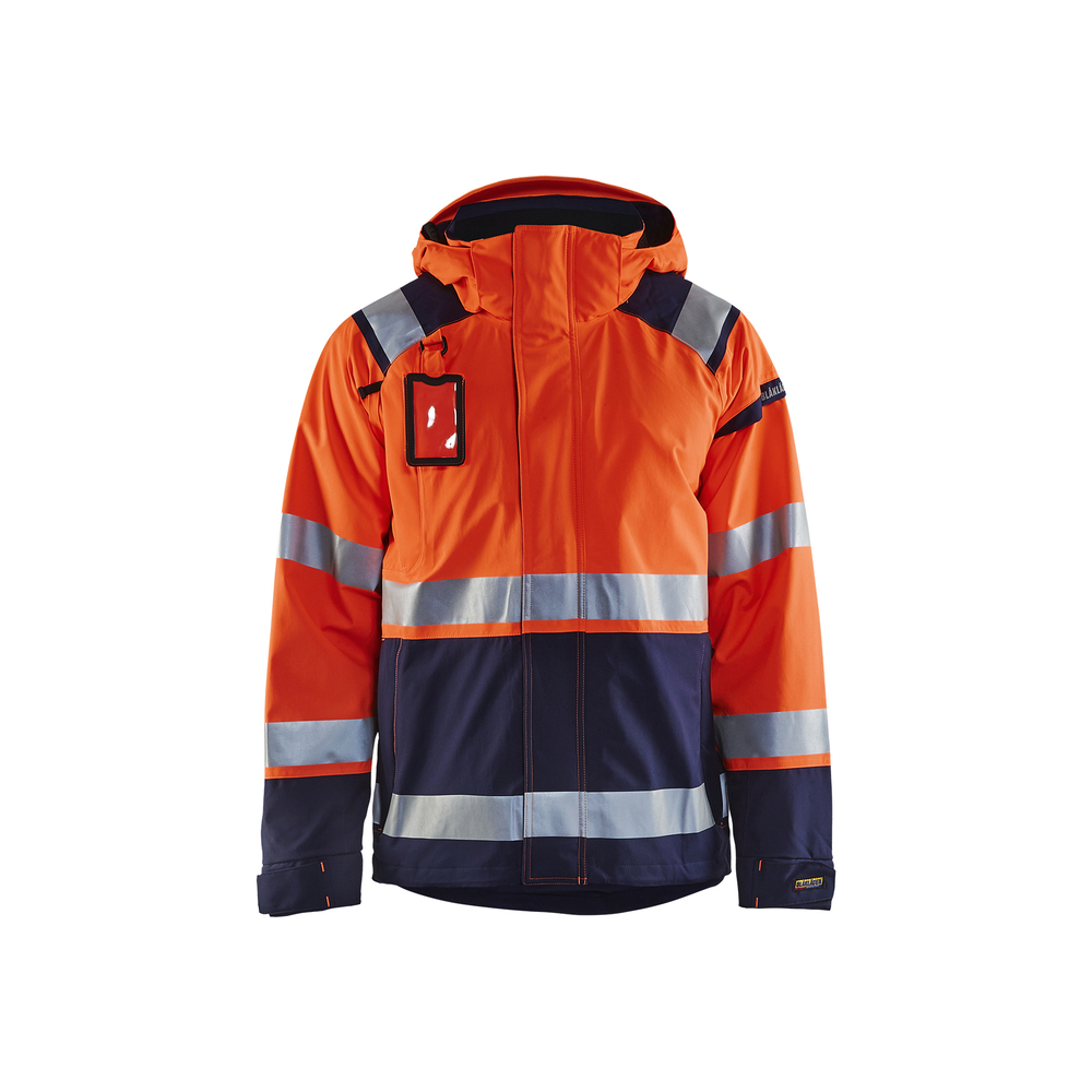 Veste hardshell stretch 2D haute-visibilité Blåkläder 4987 Orange fluo/Marine Blaklader - 498719875389