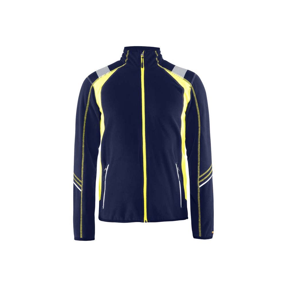 Veste micropolaire Blåkläder 4993 Marine/Jaune fluo Blaklader - 499310108933