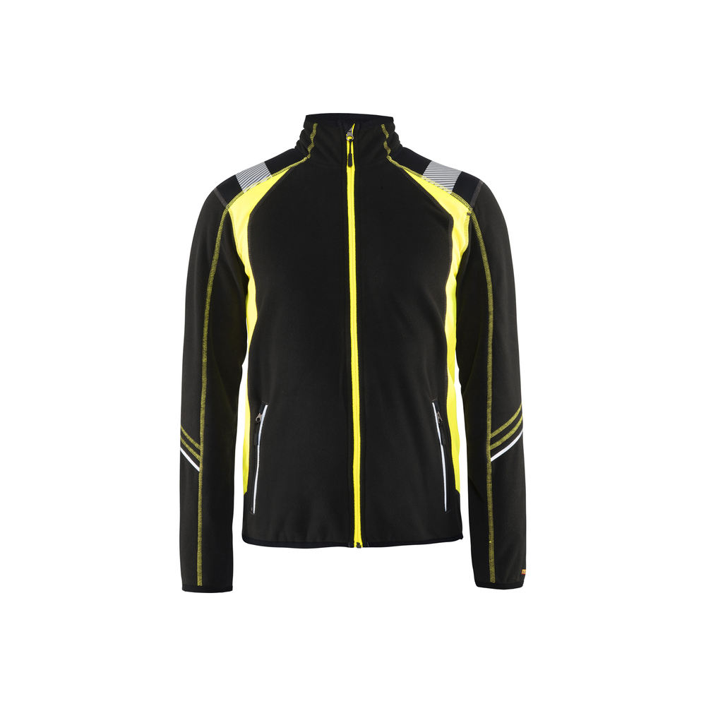 Veste micropolaire 4993 Noir/Jaune fluo Blaklader - 499310109933