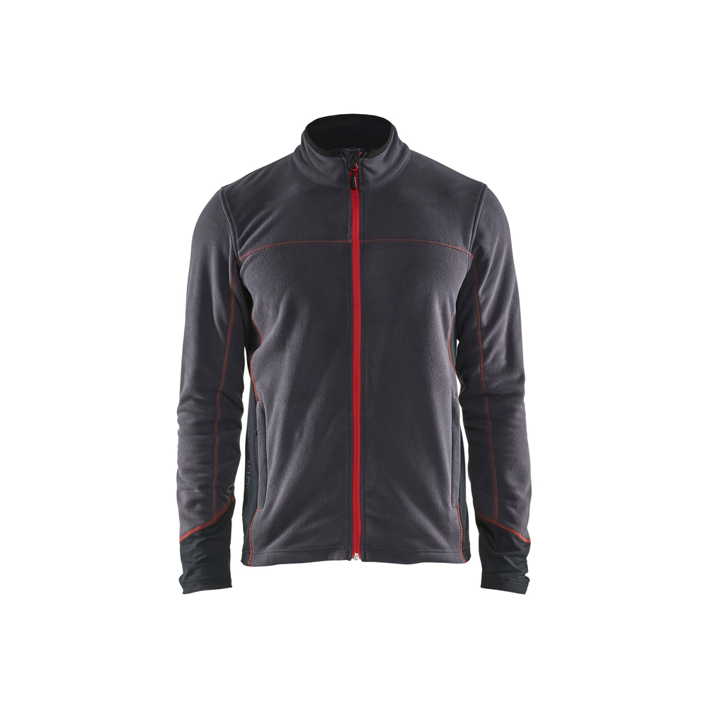 Veste micropolaire 4995 Gris anthracite/Rouge Blaklader - 499510109756