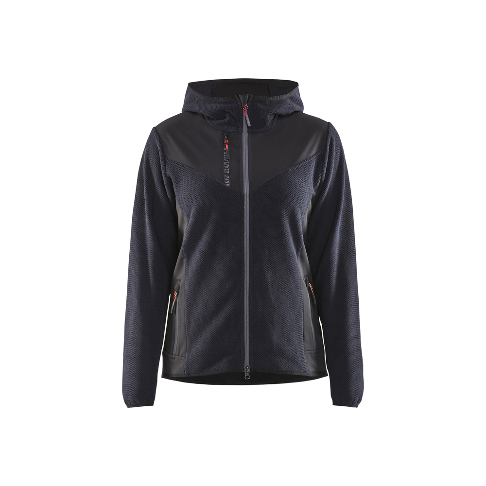 Veste tricotée avec softshell femme Blåkläder 5941 Marine foncé/Noir Blaklader - 594125368699