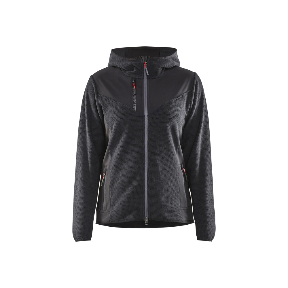 Veste tricotée avec softshell femme 5941 Gris anthracite/Noir Blaklader - 594125369799