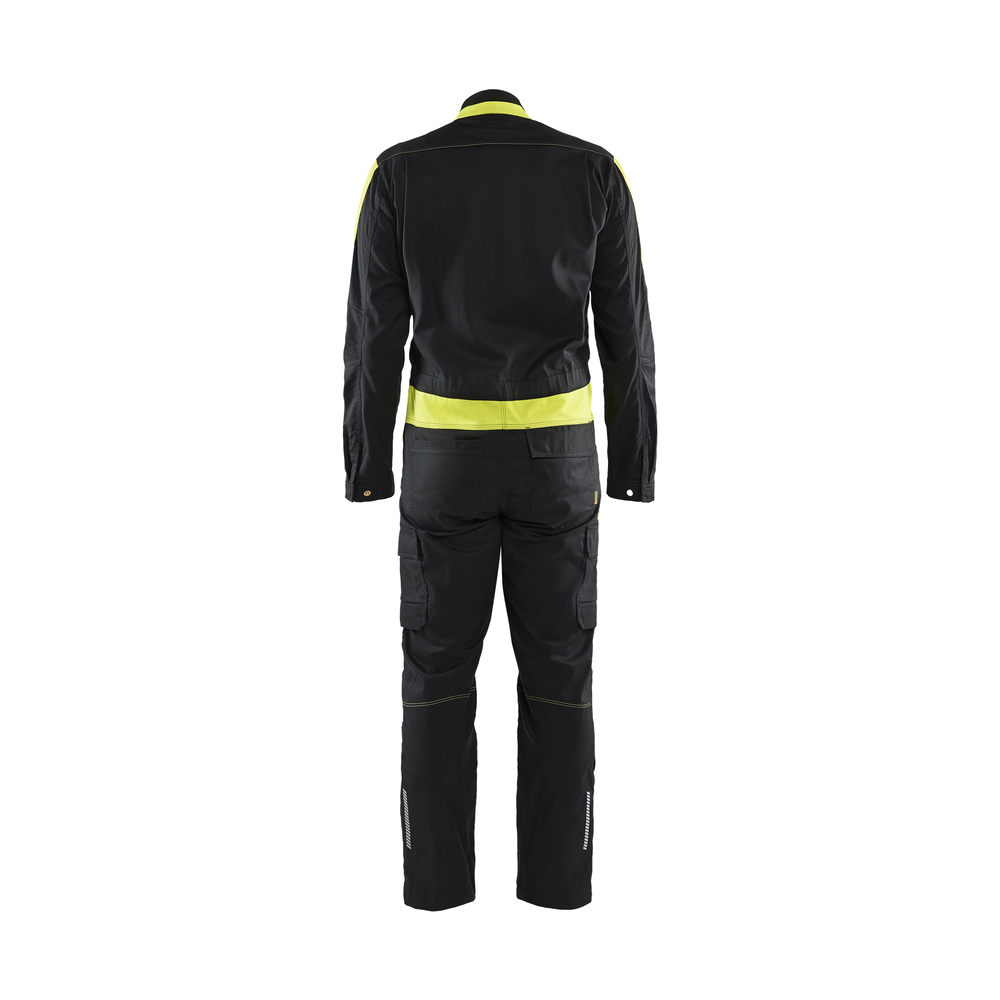 Combinaison industrie stretch 2D Blåkläder 6144 Noir/Jaune fluo Blaklader - 614418329933C
