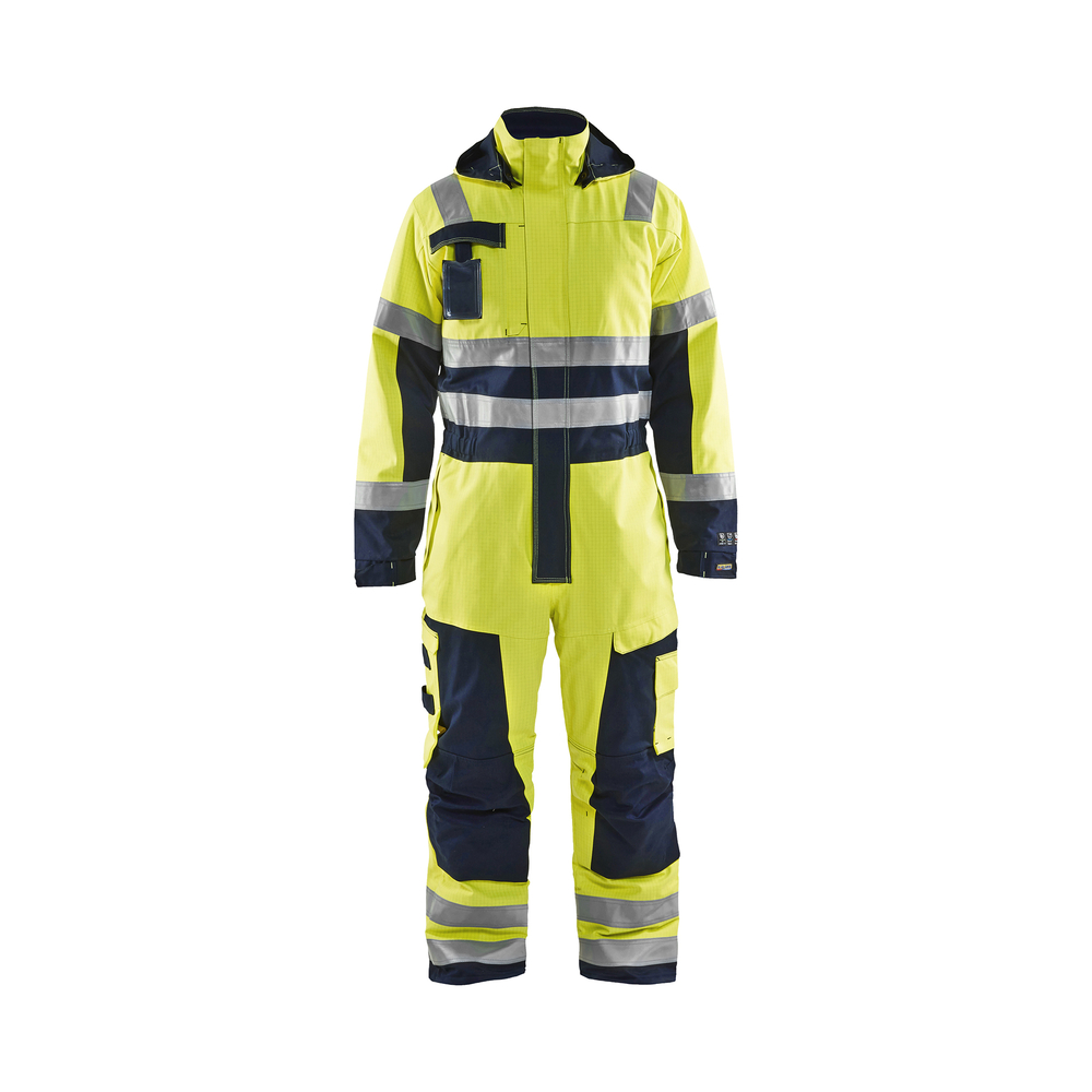 Combinaison hiver manches longues multinormes 6368 Jaune fluo/Marine Blaklader - 636815303389C