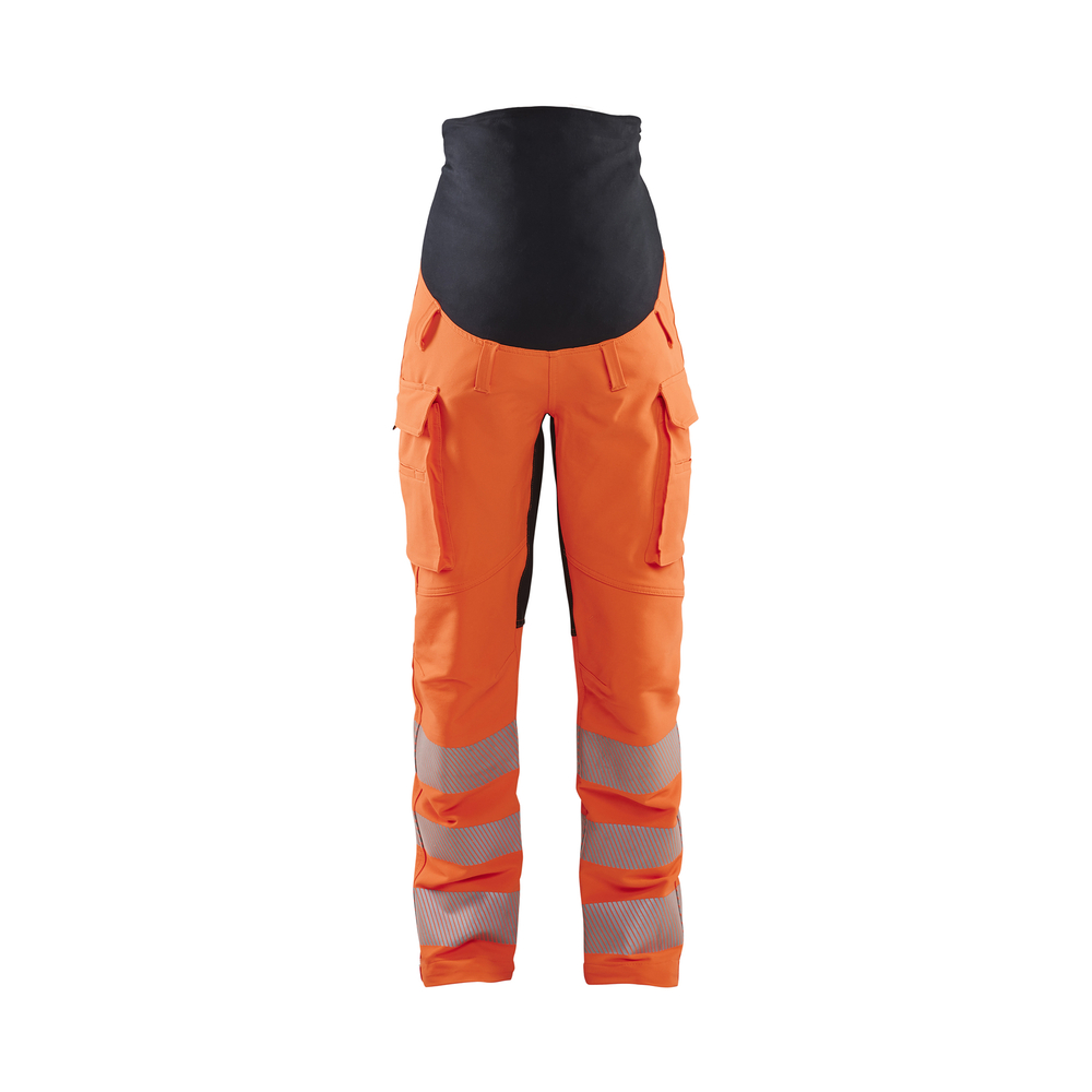 Pantalon de grossesse haute-visibilité stretch 4D 7100 Orange fluo/Noir Blaklader - 710016425399