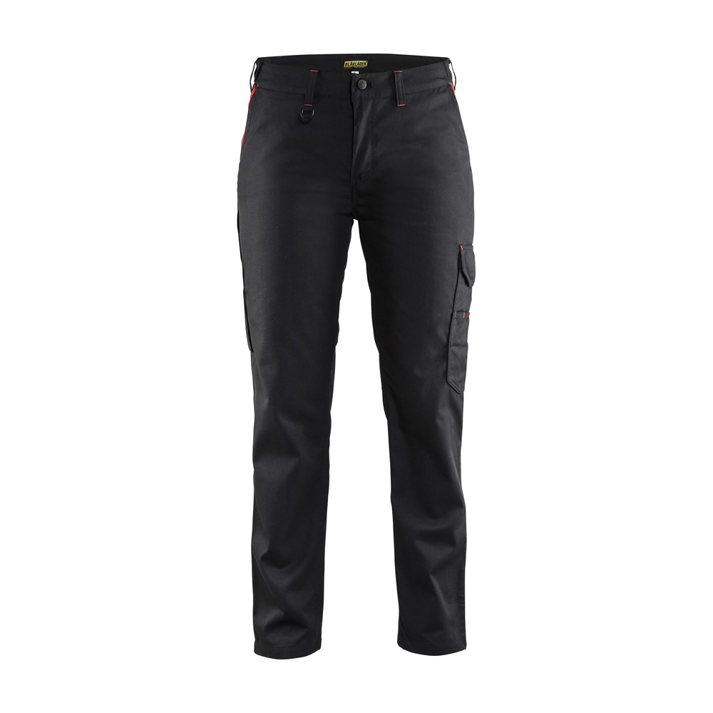 Pantalon Industrie femme 7104 Noir/Rouge Blaklader - 710418009956C