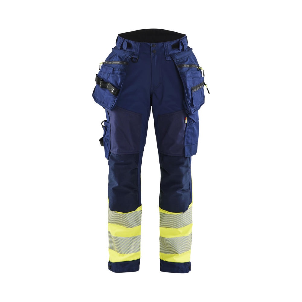 Pantalon Softshell Haute-Visibilité Femme 7114 Marine/Jaune fluo Blaklader - 711425138933C
