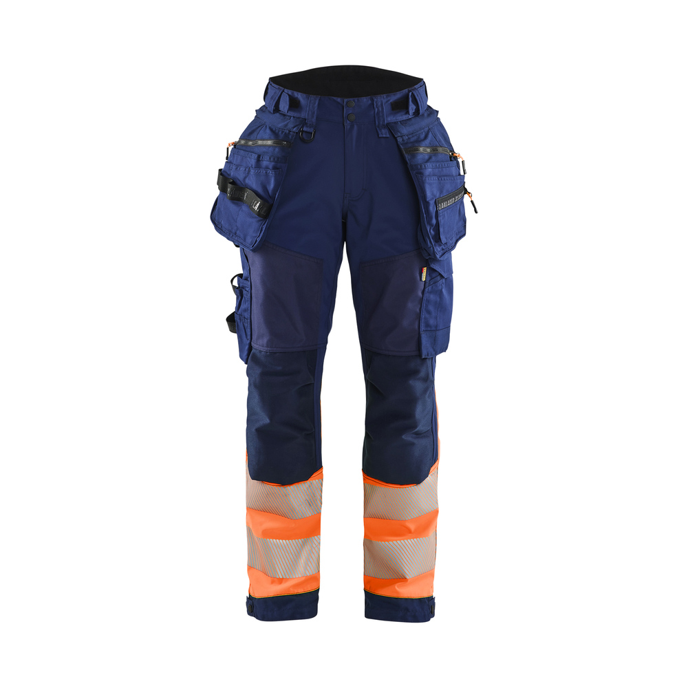 Pantalon Softshell Haute-Visibilité Femme Blåkläder 7114 Marine/Orange fluo Blaklader - 711425138953C