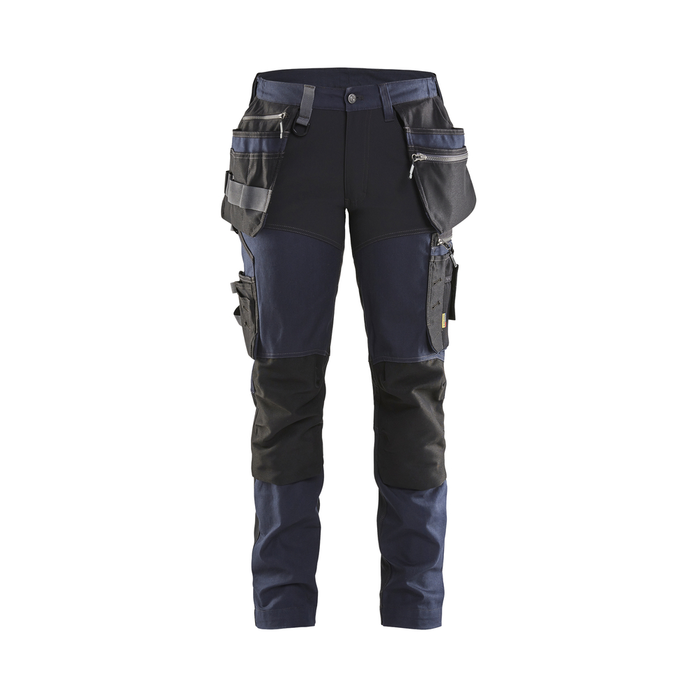Pantalon artisan +stretch femme 7115 Marine foncé/Noir Blaklader - 711513438699C