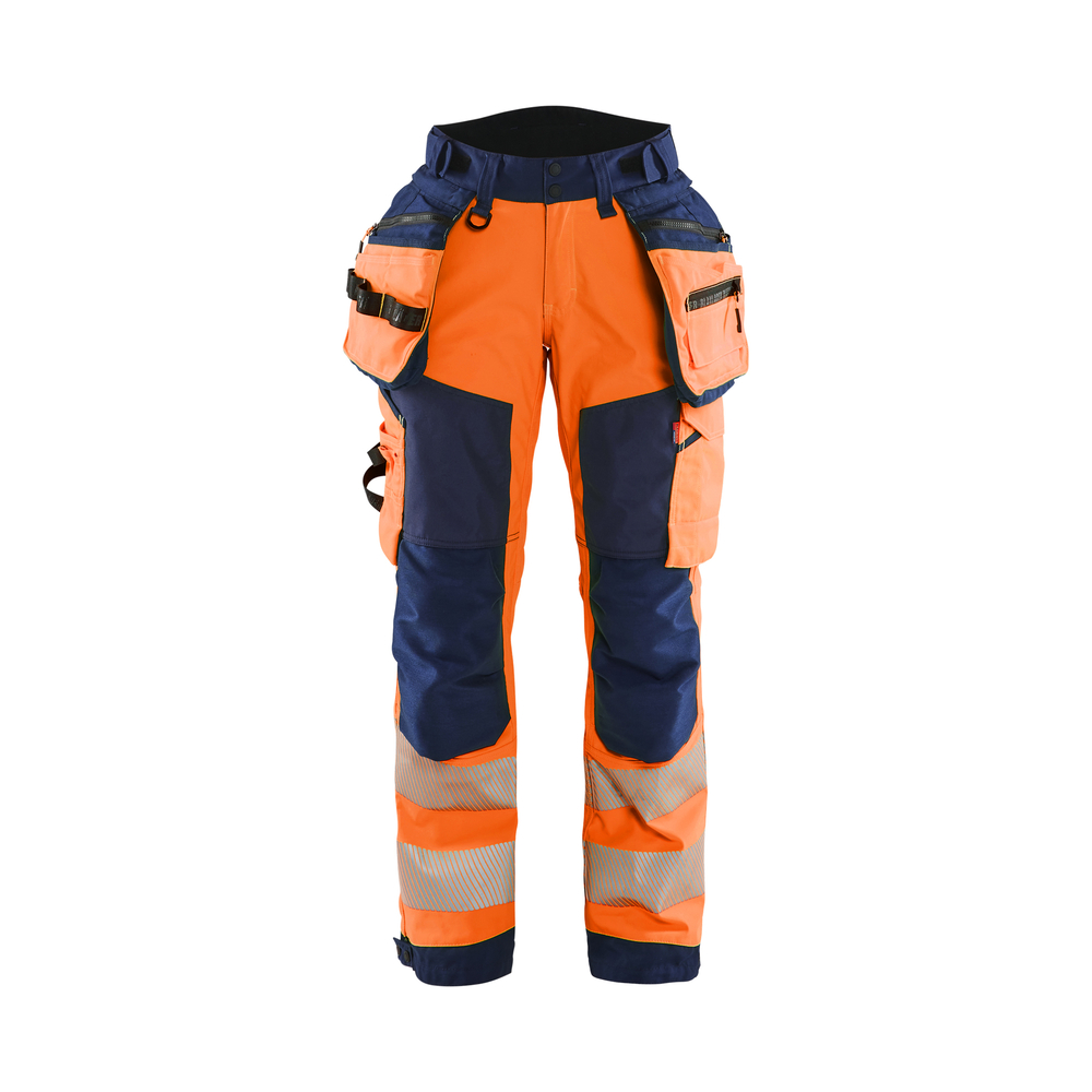 Pantalon Softshell Haute-visibilité Femme Blåkläder 7118 Orange fluo/Marine Blaklader - 711825135389C