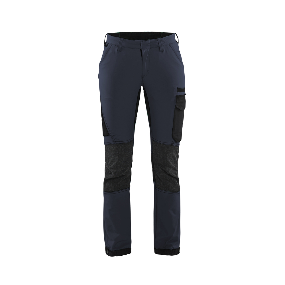 Pantalon maintenance stretch 4D femme 7122 Marine foncé/Noir Blaklader - 712216458699C