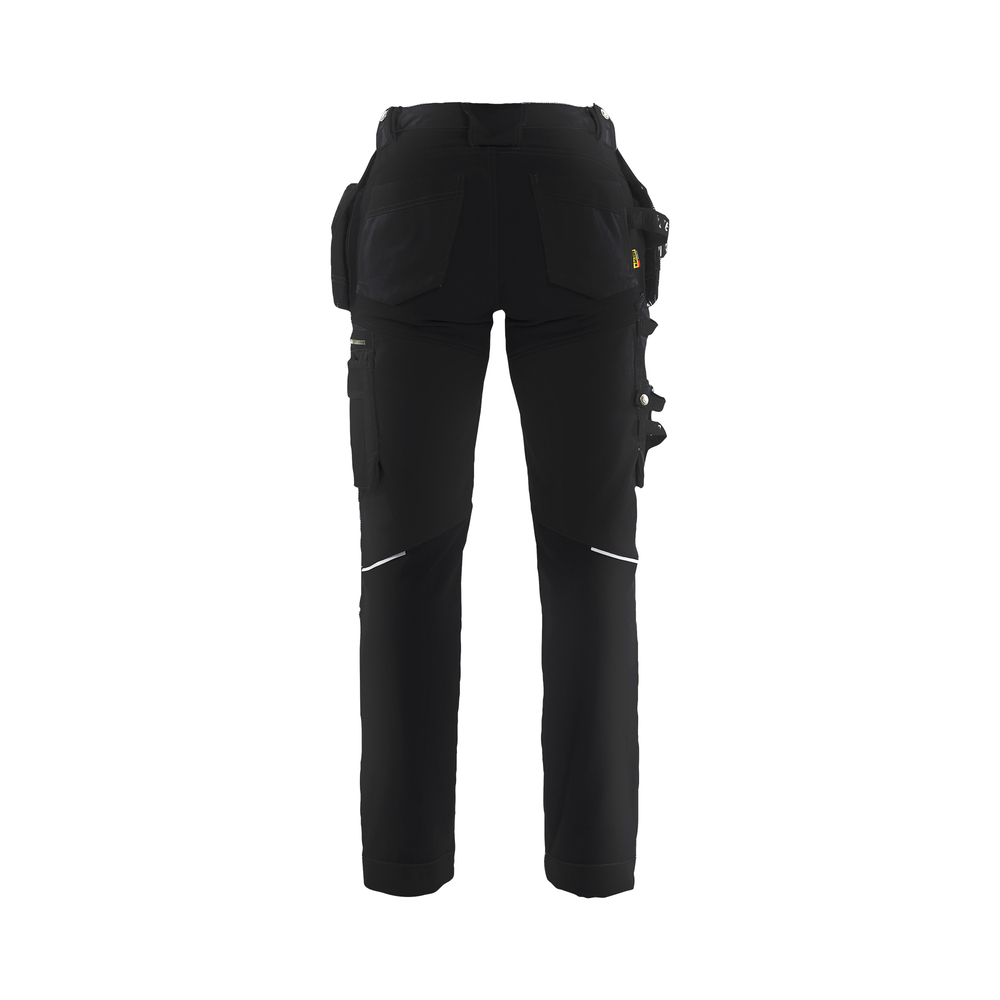 Pantalon artisan +stretch femme 7130 Noir/Noir Blaklader - 713013709999C