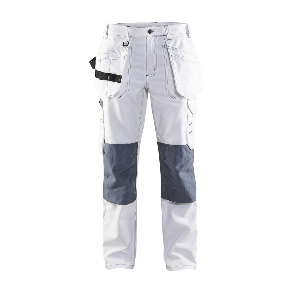 Pantalon peintre femme 7131 Blanc/Gris clair Blaklader - 713112101094C