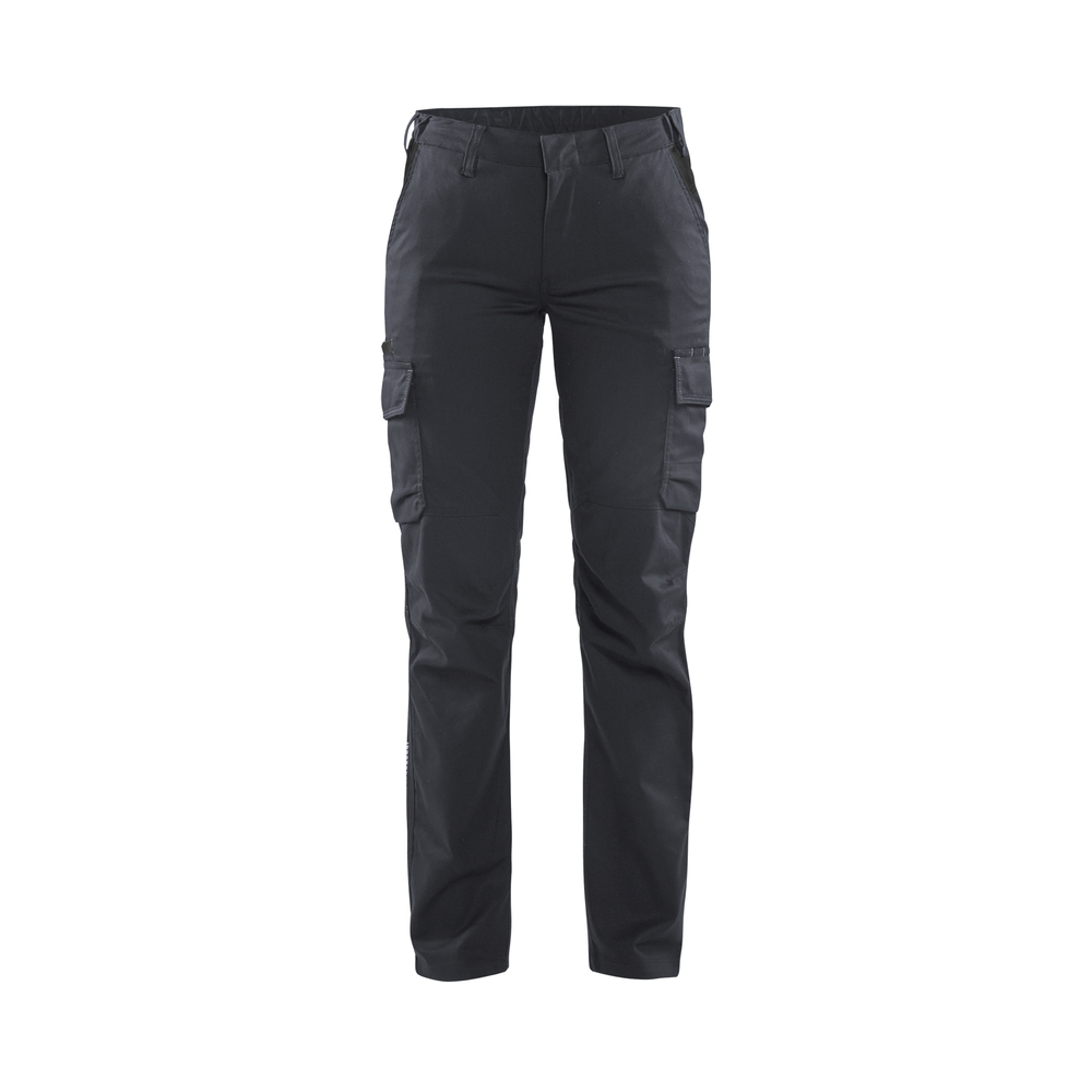 Pantalon industrie stretch 2D Femme 7144 Gris moyen/Noir Blaklader - 714418329699C