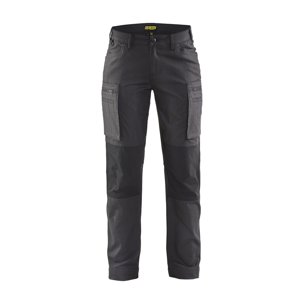 Pantalon maintenance +stretch femme 7159 Gris Foncé/Noir Blaklader - 715911469899C