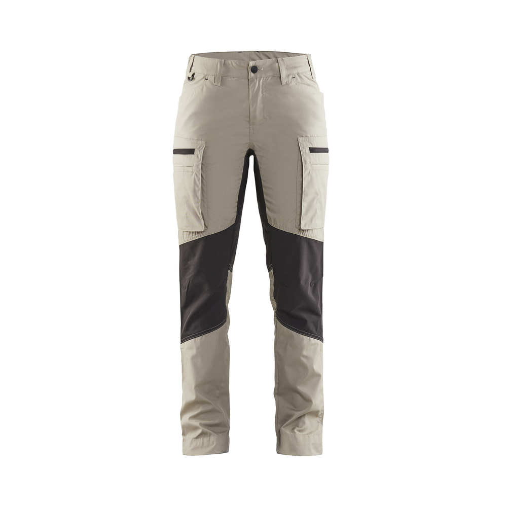 Pantalon maintenance +stretch femme 7159 Beige/Noir Blaklader - 715918452799C