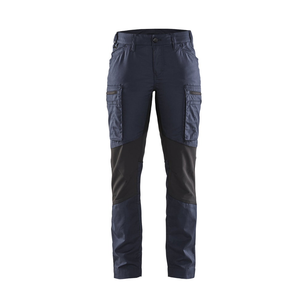 Pantalon maintenance +stretch femme Blåkläder 7159 Marine foncé/Noir Blaklader - 715918458699C