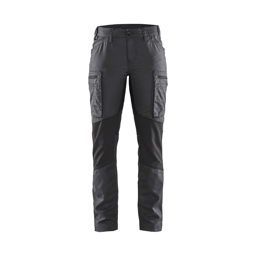 Pantalon maintenance +stretch femme 7159 Gris Foncé/Noir Blaklader - 715918459899C
