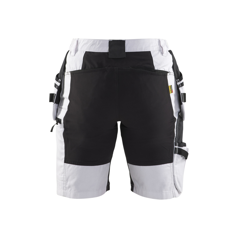 Short de Peintre avec stretch Femme X19007171 Blanc/Noir Blaklader - 717110001099C