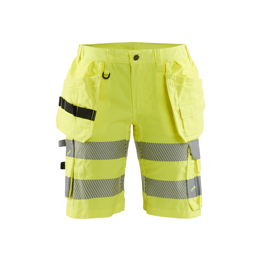 Short +stretch haute-visibilité femme 7186 Jaune fluo Blaklader - 718618113300C