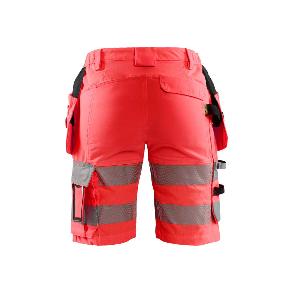 Short +stretch haute-visibilité femme 7186 Rouge fluo Blaklader - 718618115500C