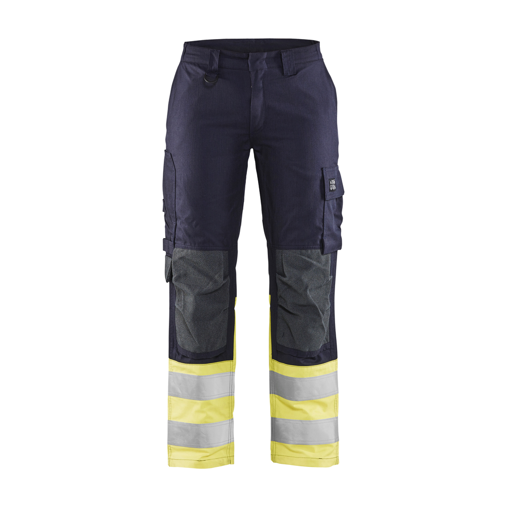 Pantalon multinormes inhérent femme 7188 Marine/Jaune fluo Blaklader - 718815128933C