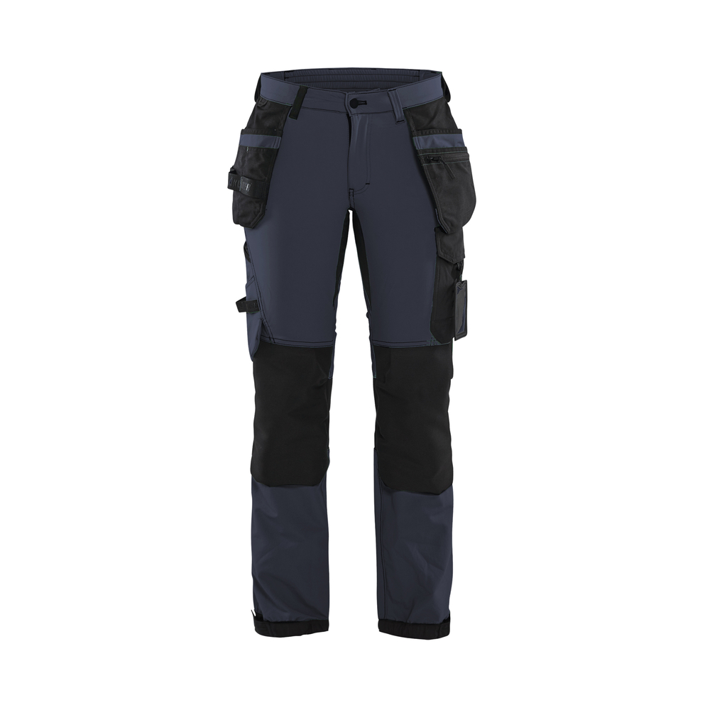 Pantalon artisan stretch 4D femme 7192 Marine foncé/Noir Blaklader - 719216458699C