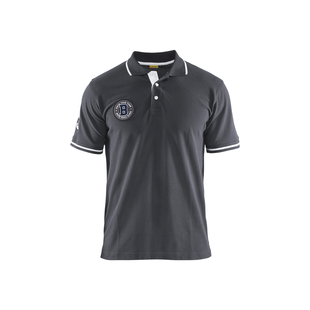 Polo édition limitée 9175 Gris foncé/Blanc Blaklader - 917510509810