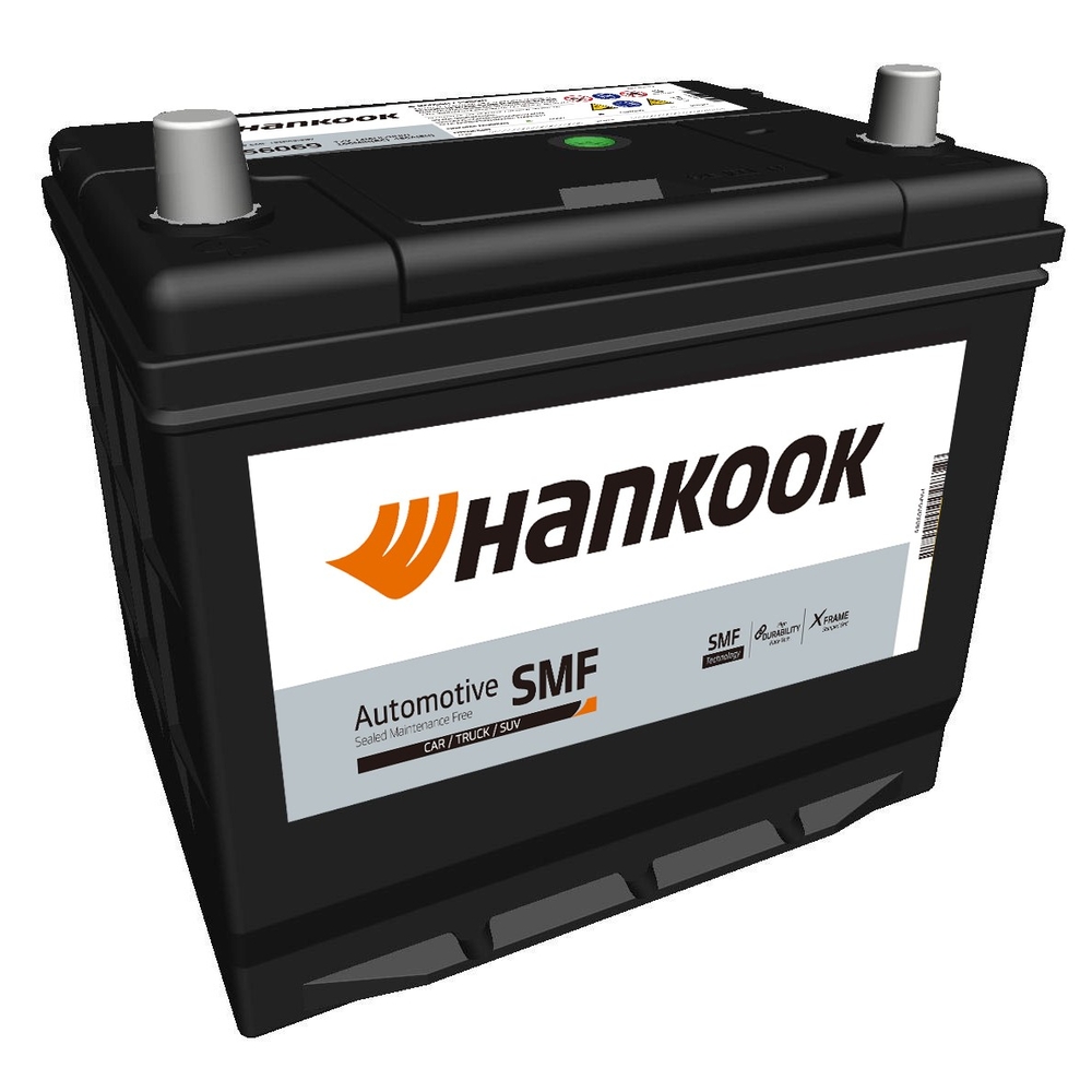 BATTERIE 12V 60Ah 480A 230X172X200 - HANKOOK - MF56069