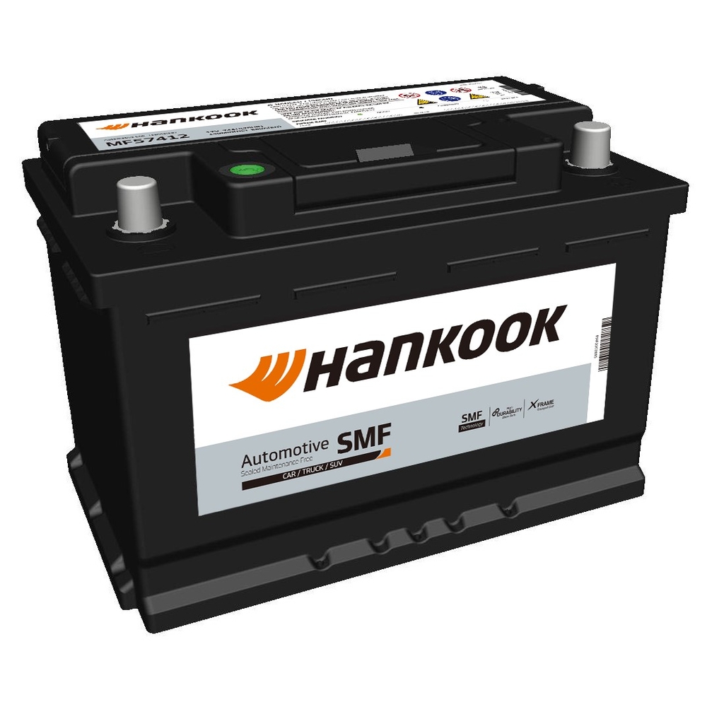 BATTERIE 12V 74Ah 680A 277X174X190 - HANKOOK - MF57412