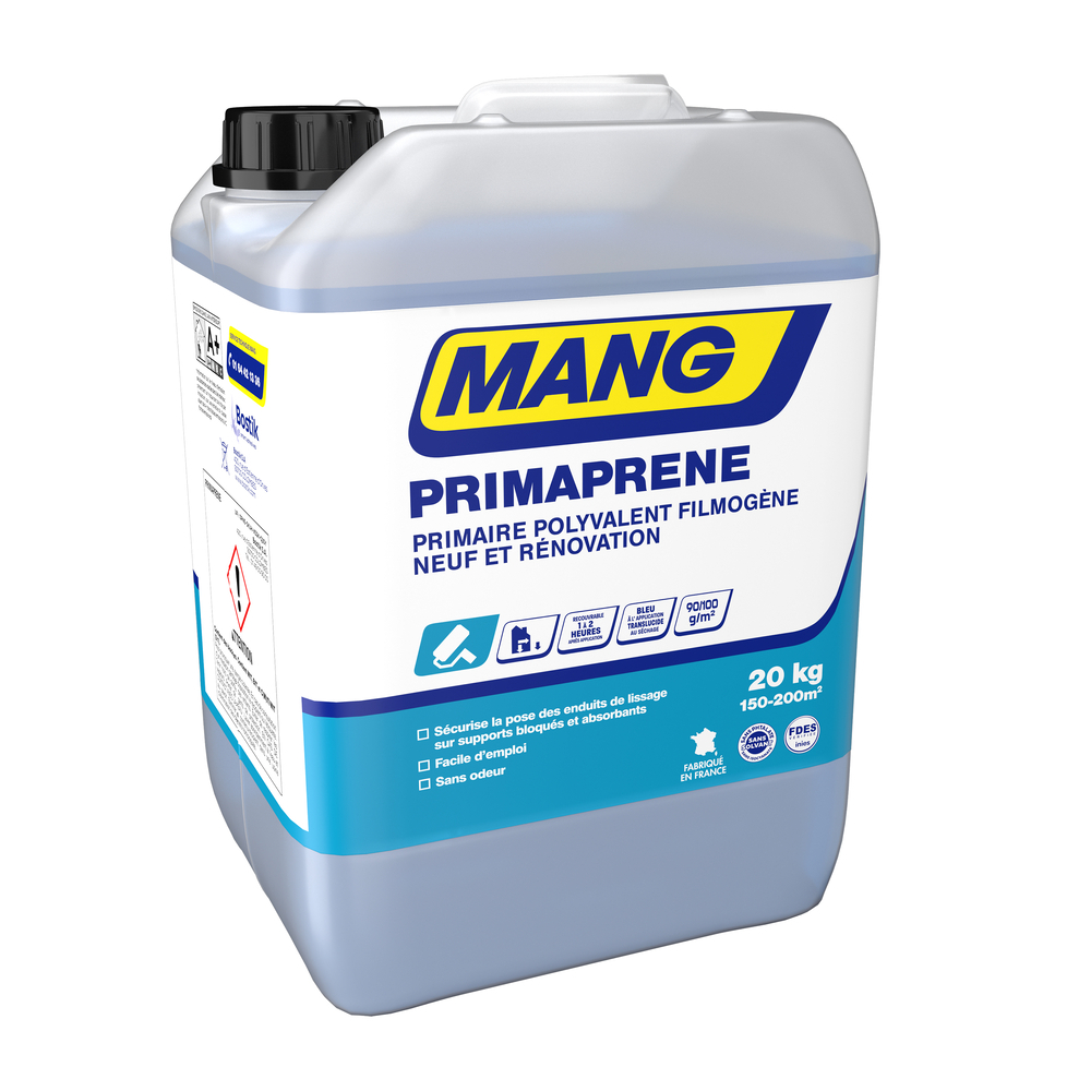 Primaire en phase aqueuse PRIMAPRENE Translucide bleu 20KG - MANG - 30047910