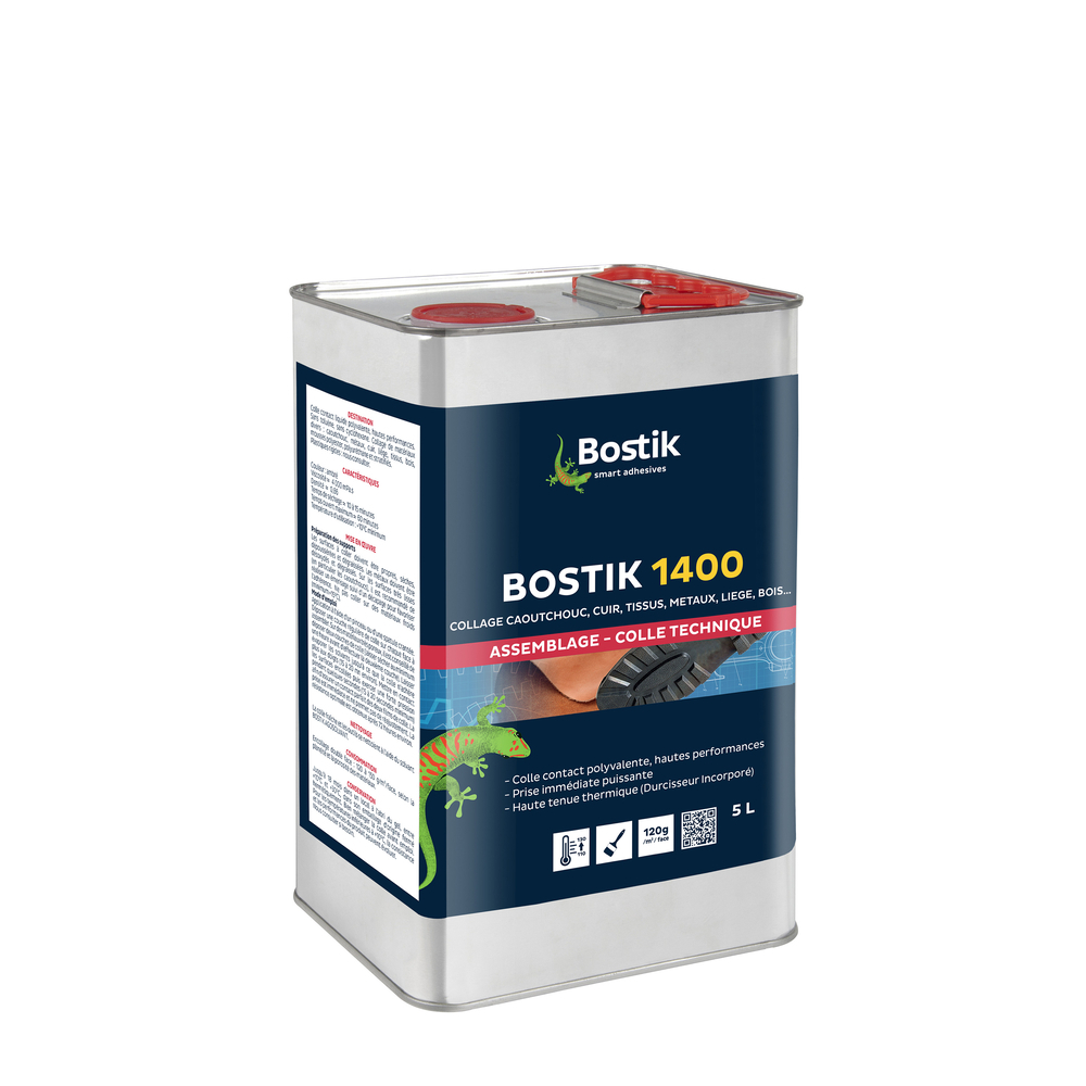 Colle néoprène liquide 1400 - Transparente 5L - BOSTIK - 30502933