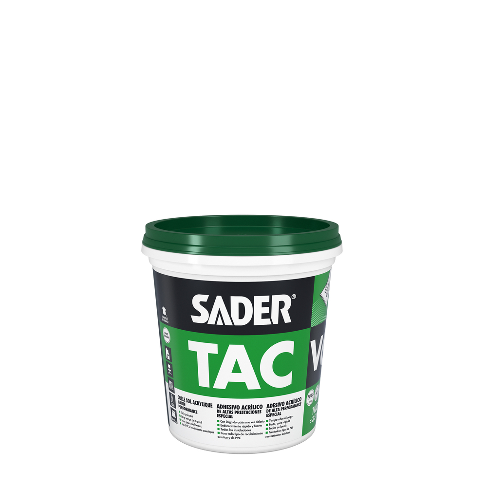 SADERTAC V6 - Colle acrylique haute performance - 1KG - Lot de 12 - SADER - 30600276