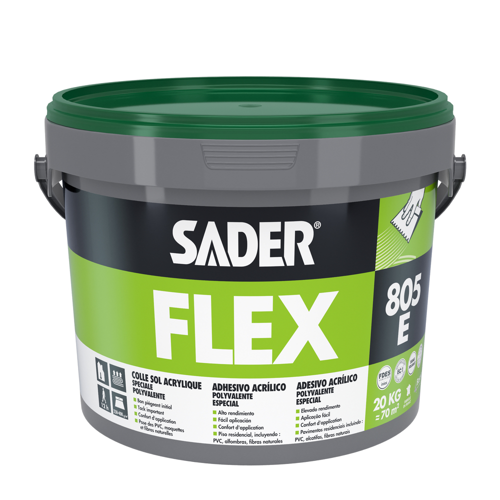 Colle acrylique spécial chantier Saderflex 805E 20KG - SADER - 30600279