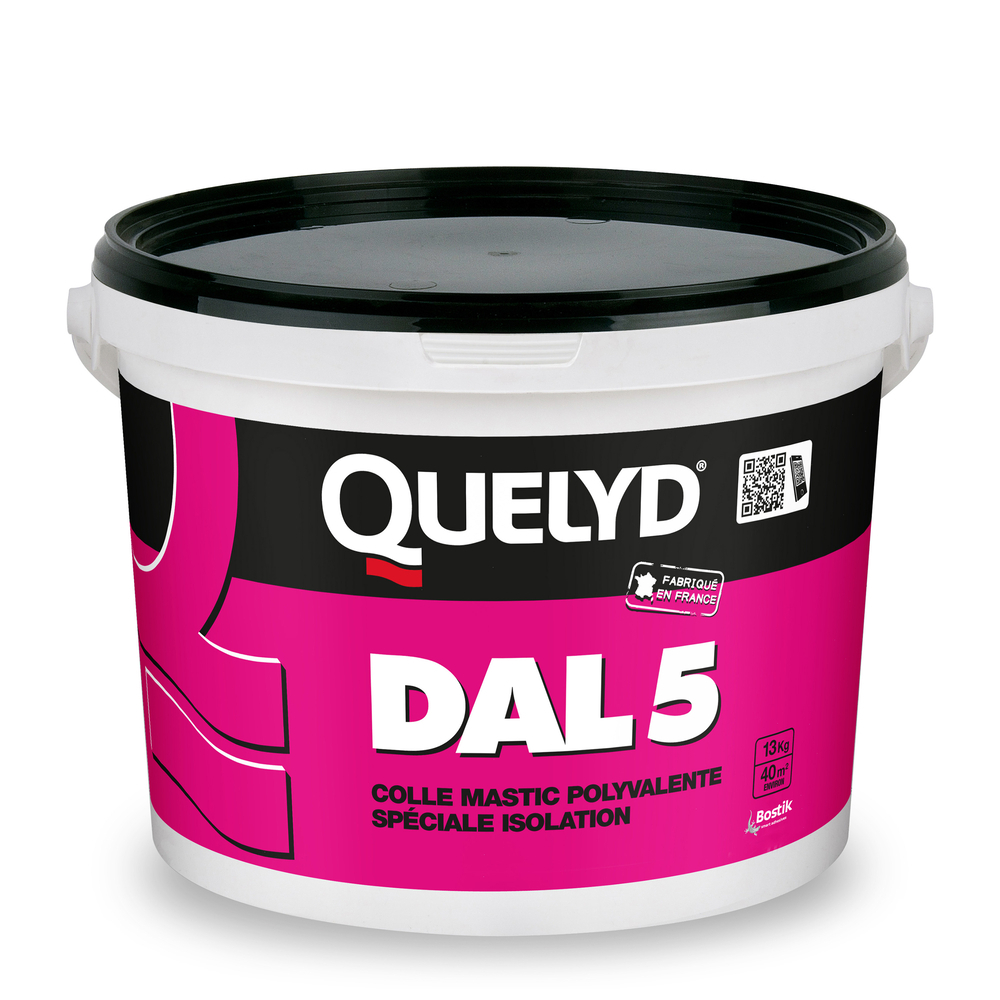 Colle mastic polyvalente DAL 5 - 13KG - QUELYD - 30602600