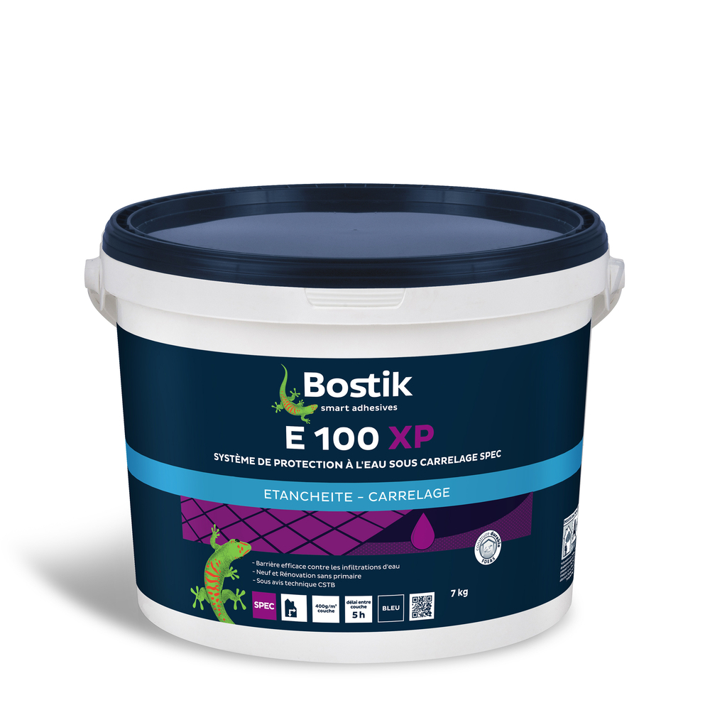 Système de protection à l'eau sous carrelage E 100 XP - Bleu 7kg - BOSTIK - 30604259