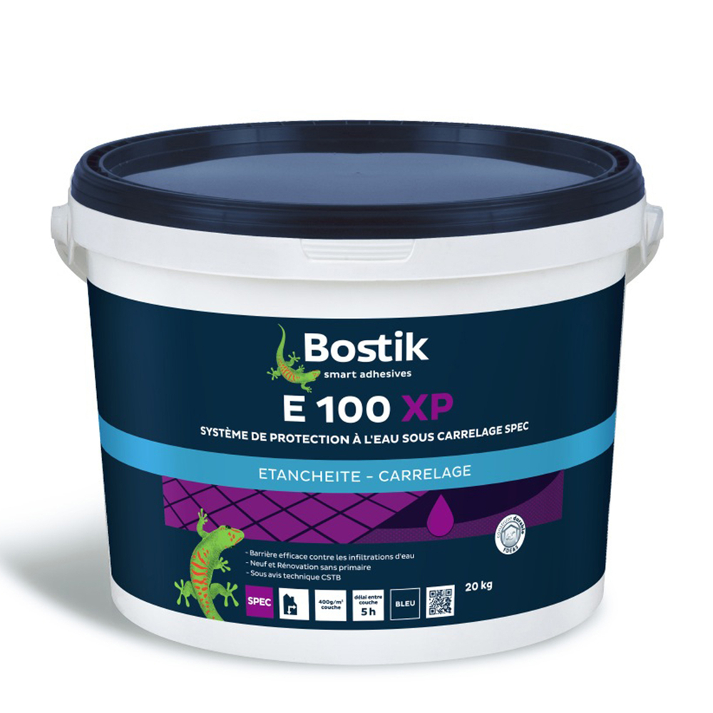 Système de protection à l'eau sous carrelage E 100 XP - Bleu 20kg - BOSTIK - 30604262