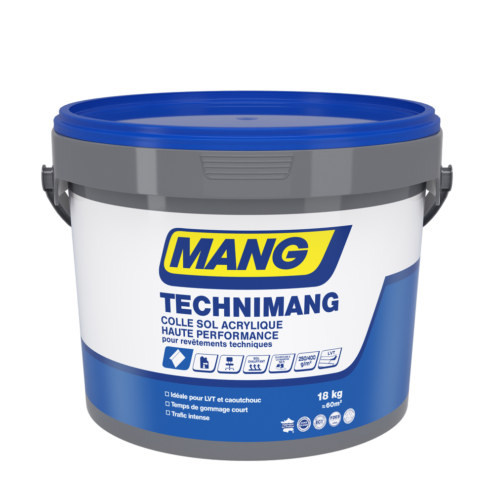Colle revêtement de sols TECHNIMANG Ivoire 18kg - MANG - 30606601