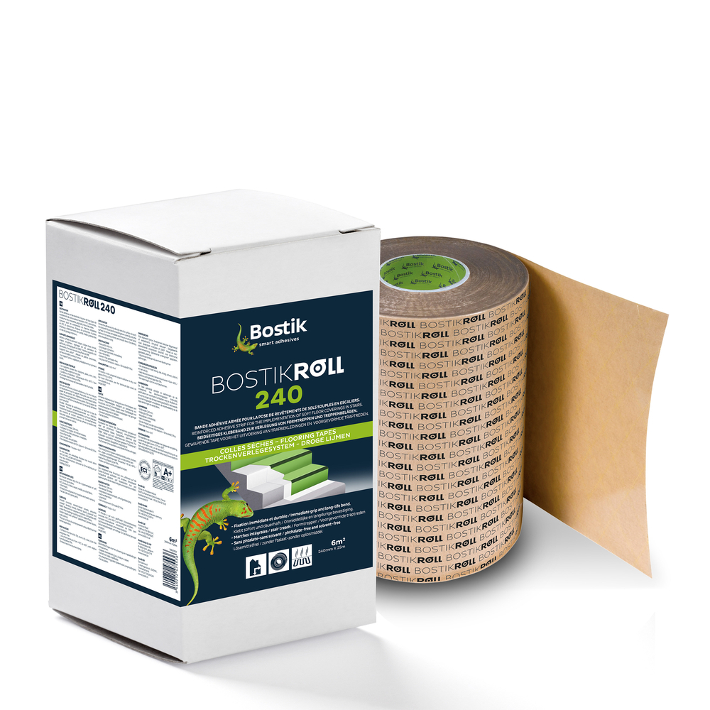 Bande adhésive ROLL 240 colle contact - 240mmx25m - BOSTIK - 30607857