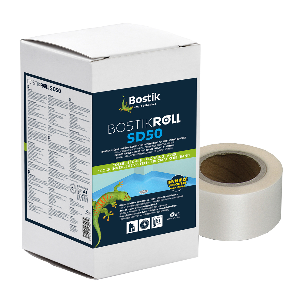 Bande adhésive - colle contact ROLL SD50 - 48 mm x 50m - Lot de 6 - BOSTIK - 30607859