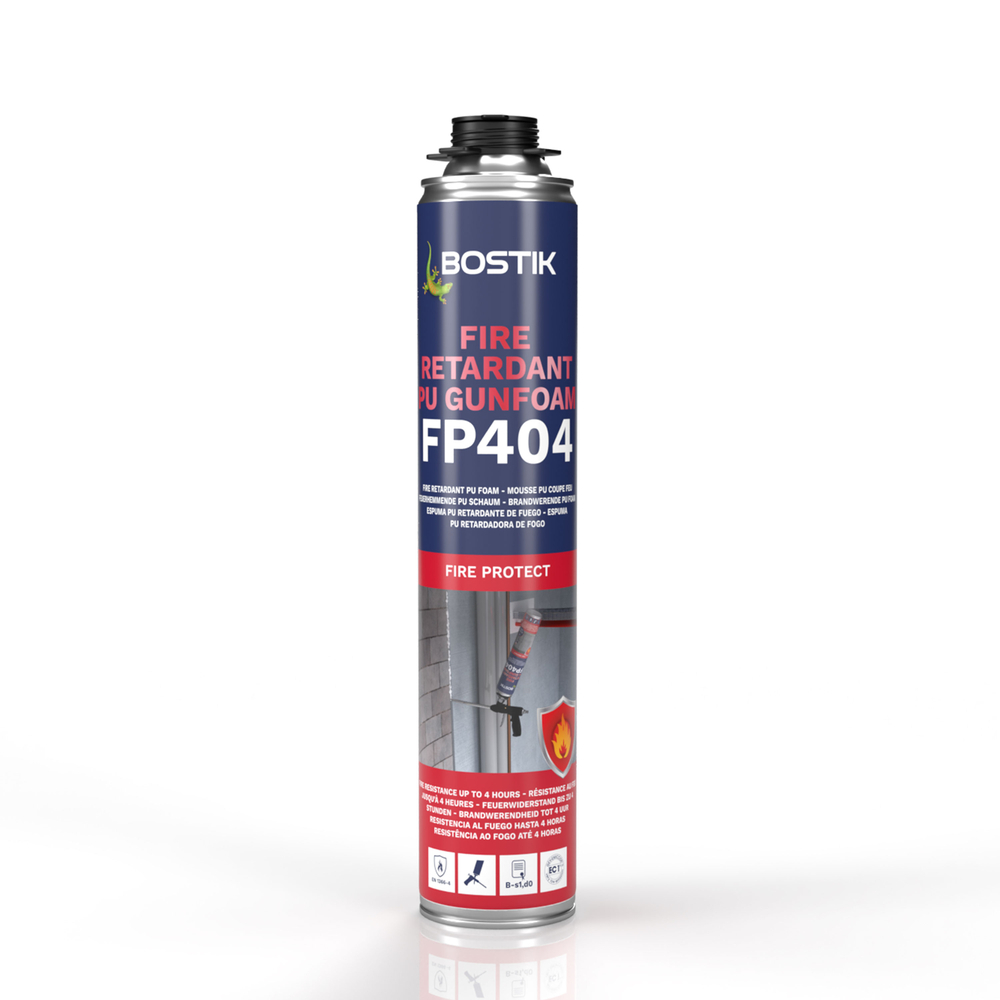 Mousse spéciale coupe feu FP404 PU GUN FOAM - Rose 750 ml - Lot de 12 - BOSTIK - 30612850