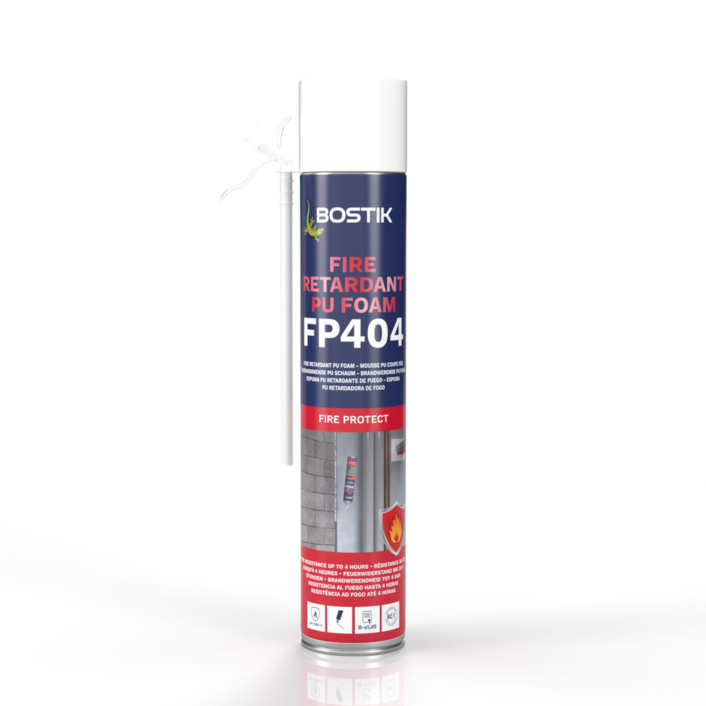 Mousse spéciale coupe feu FP404 PU FOAM - Rose 750 ml - Lot de 12 - BOSTIK - 30612888