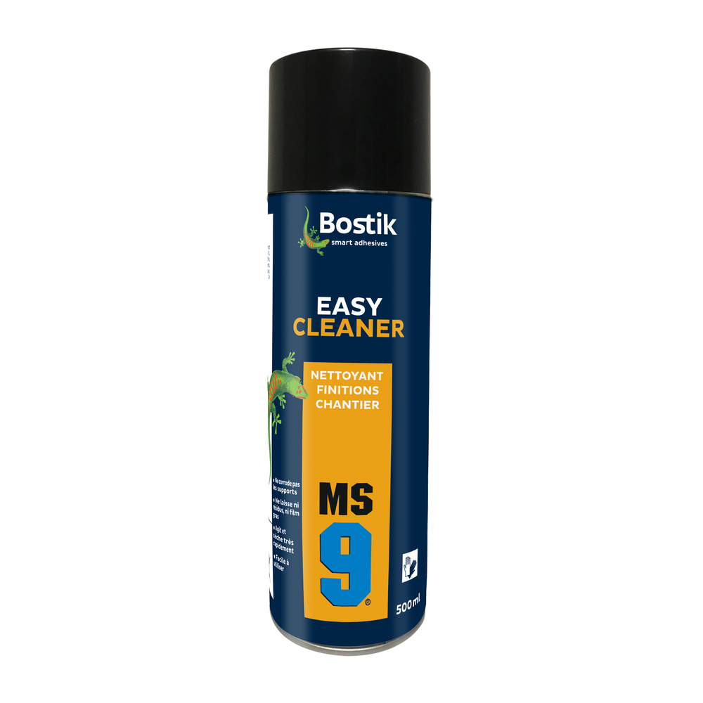 Spray nettoyant finitions chantier MS9 easy cleaner 500 ml - Lot de 12 - BOSTIK - 30613369