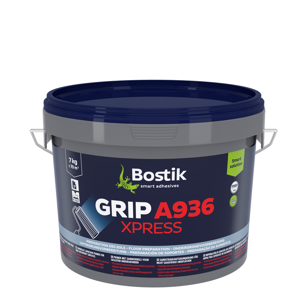 Primaire en phase aqueuse Grip A936 Xpress Blanc - 7kg - BOSTIK - 30615707