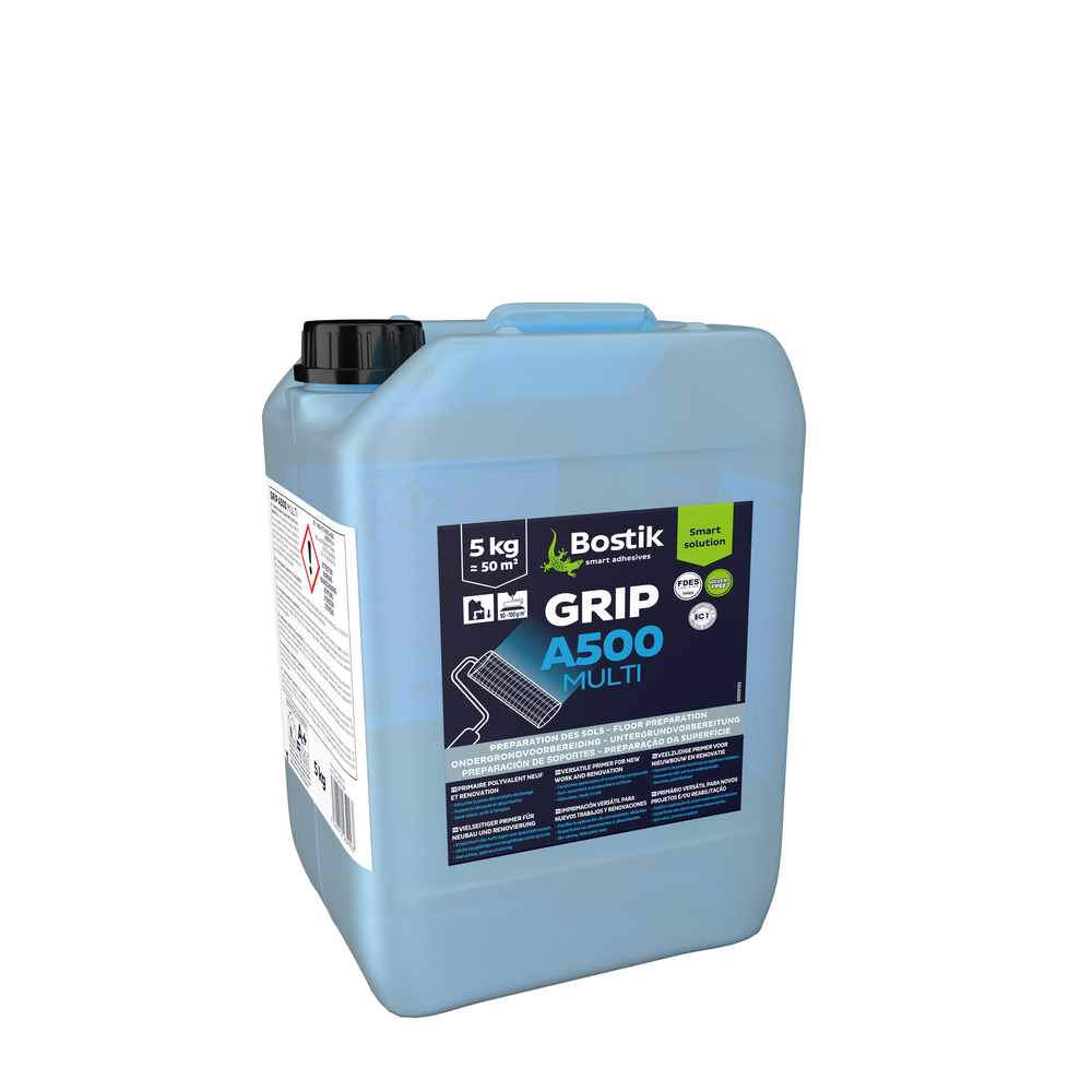 Primaire Grip A500 multi - Préparation de sols en phase aqueuse - Bleu 20kg - BOSTIK - 30615710