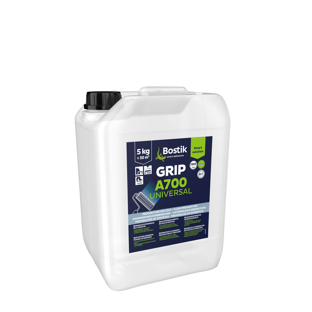Primaire Grip A700 Universal - Préparation de sols - Blanc 2kg - Lot de 5 - BOSTIK - 30617508