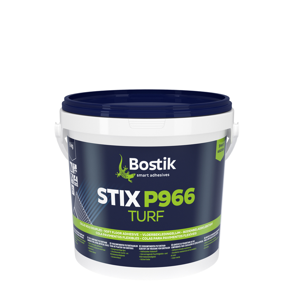 Colle polyuréthanne Stix P966 Turf pour pose gazons synthétiques - Vert 6kg - BOSTIK - 30617615