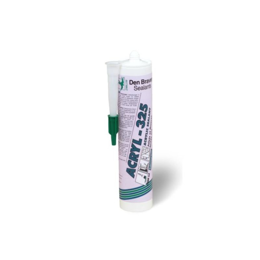Mastic Acrylique joints et fissures Acryl 325 Chêne 300ml - Lot de 25 - DEN BRAVEN - 30621356