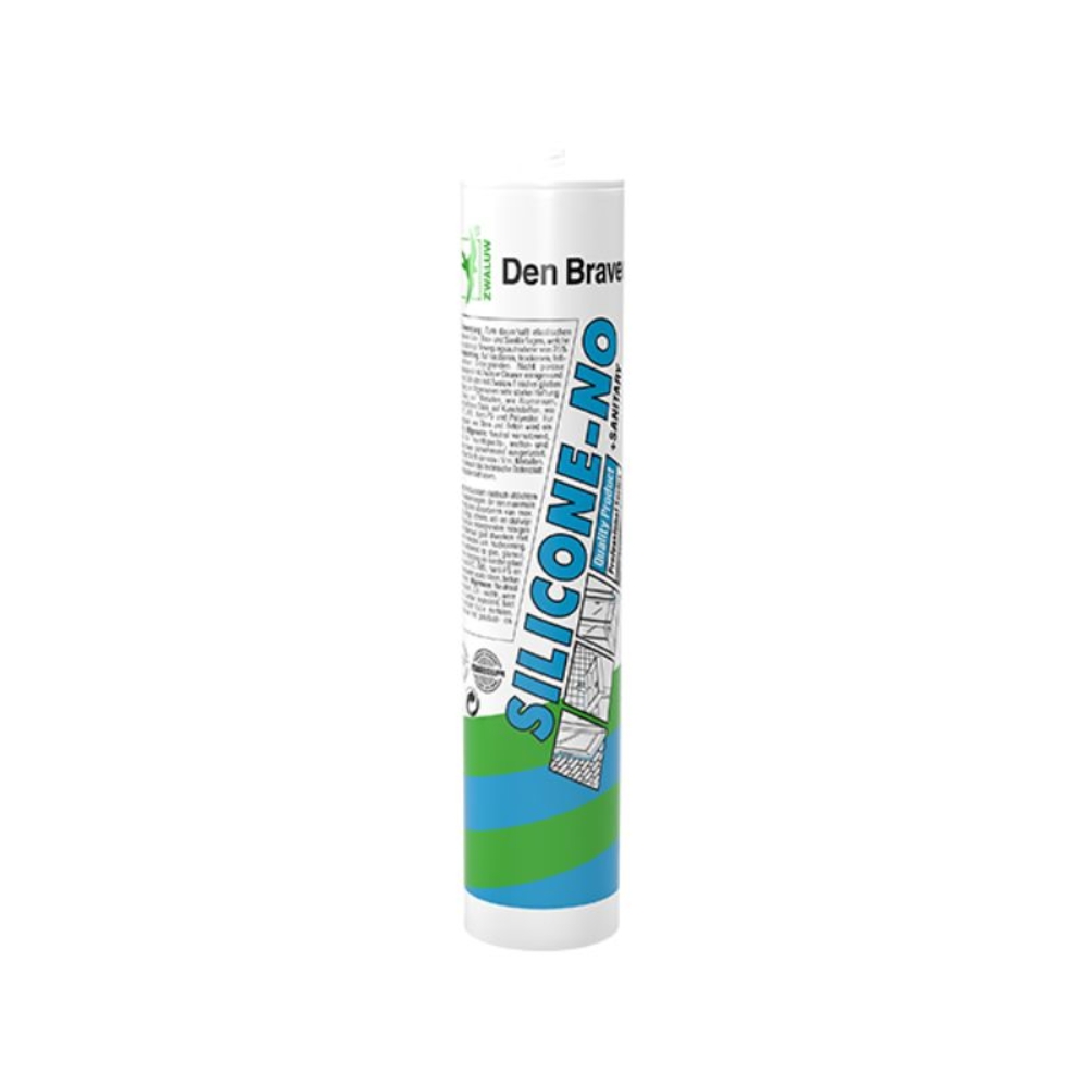 Silicone 8051 - Mastic silicone neutre - Blanc 300ml - Lot de 25 - DEN BRAVEN - 30623546