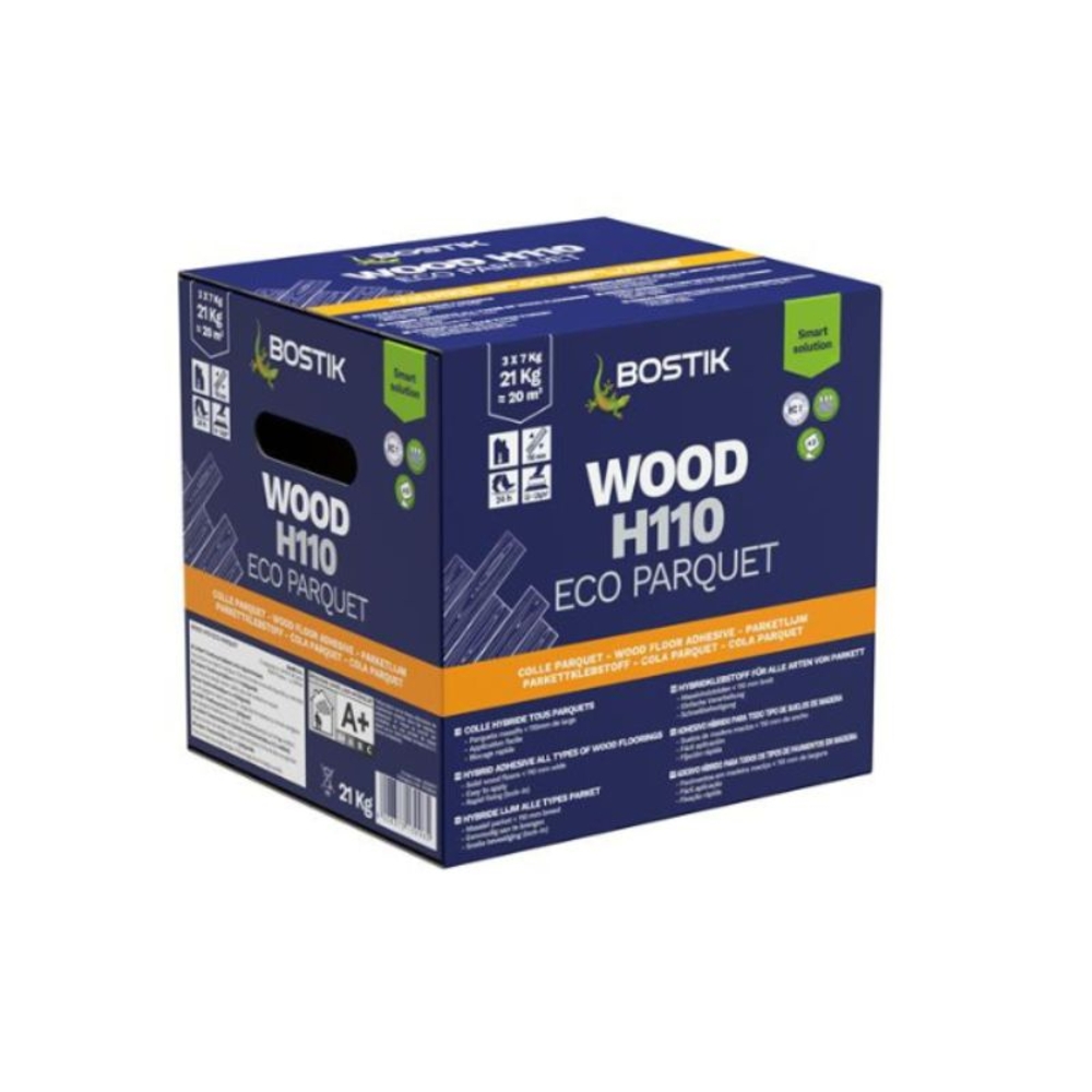 Colle hybride pour parquet Wood H110 eco parquet - Crème 21kg - BOSTIK - 30630627